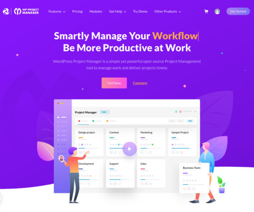 Best WordPress Project Management Plugin WP Project Manager Pro