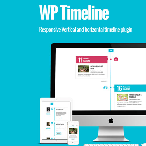 WP Timeline Responsive Vertical and Horizontal timeline plugin