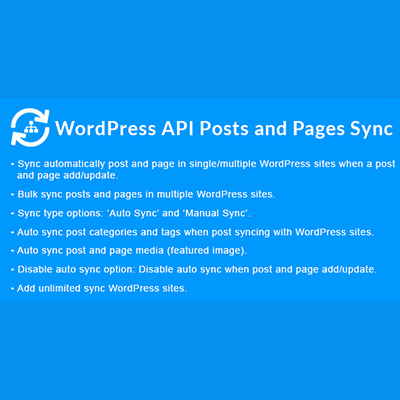 wordpress api posts and pages sync