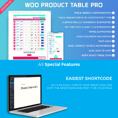 Woo Product Table Pro