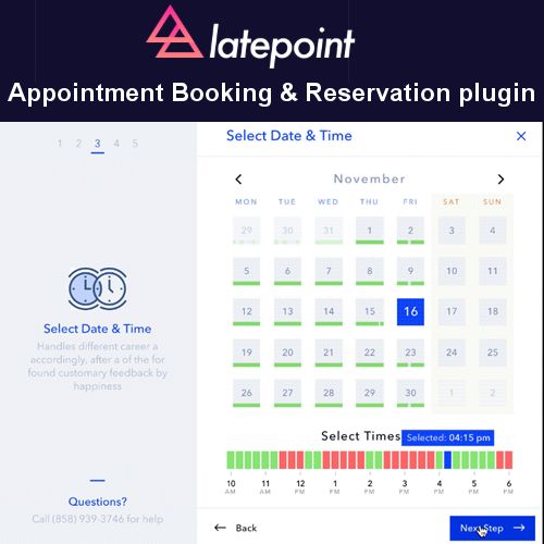 LatePoint Appointment Booking Reservation plugin for WordPress
