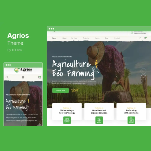 Agrios Agriculture Farming WordPress Theme TPLabs