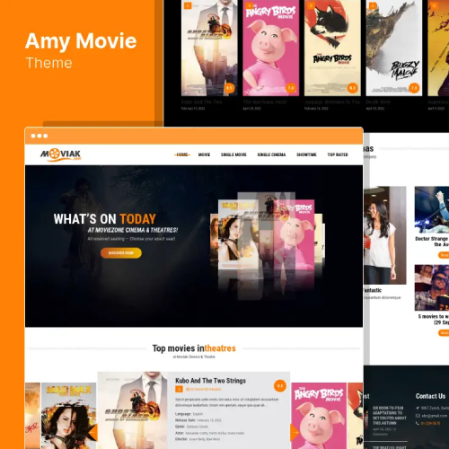 AmyMovie Movie Cinema WordPress Theme amytheme 7 2