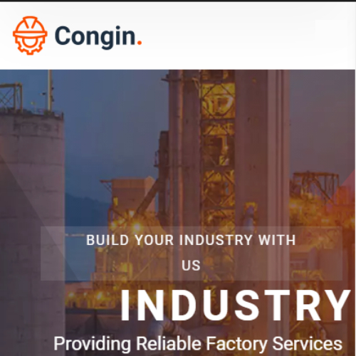 Congin Industry Factory WordPress Theme