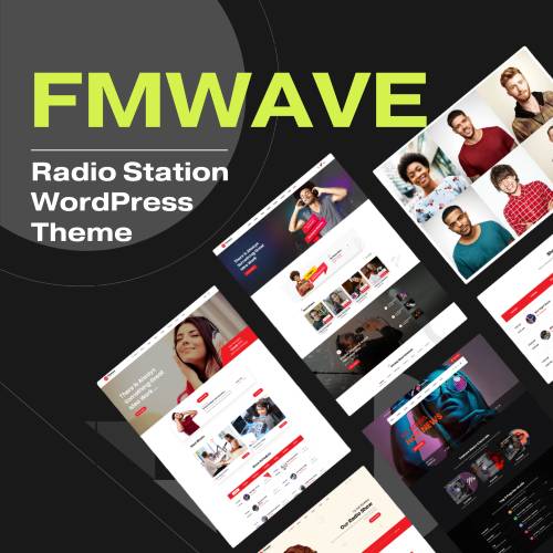 Fmwave Radio Station WordPress Theme RTL