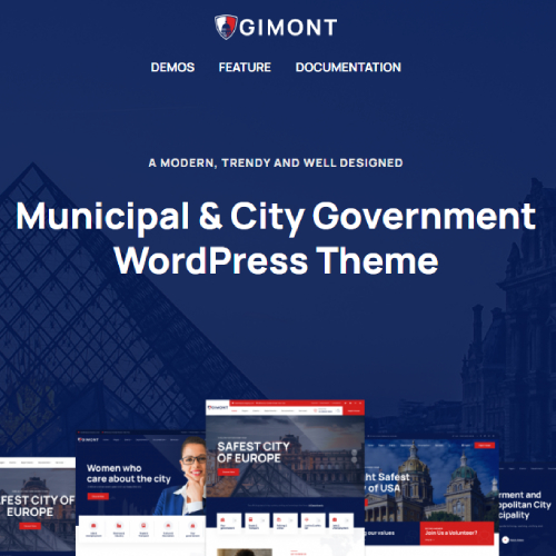 Gimont City Government WordPress Theme