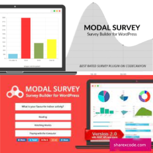 Modal Survey WordPress Poll Survey Quiz