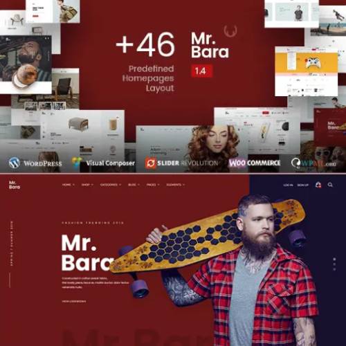 Mr.Bara Responsive Multi Purpose eCommerce WordPress Theme 1