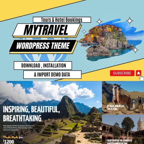 MyTravel Tours Hotel Bookings WooCommerce Theme
