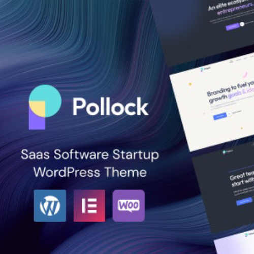 Pollock Saas Software Startup WordPress Theme