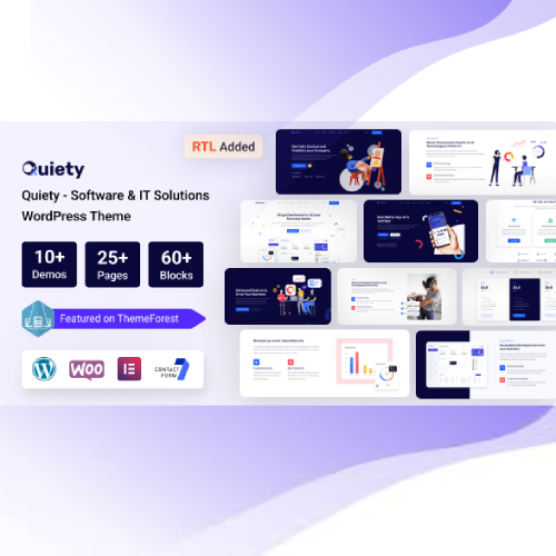 Quiety Software IT Solutions WordPress Theme
