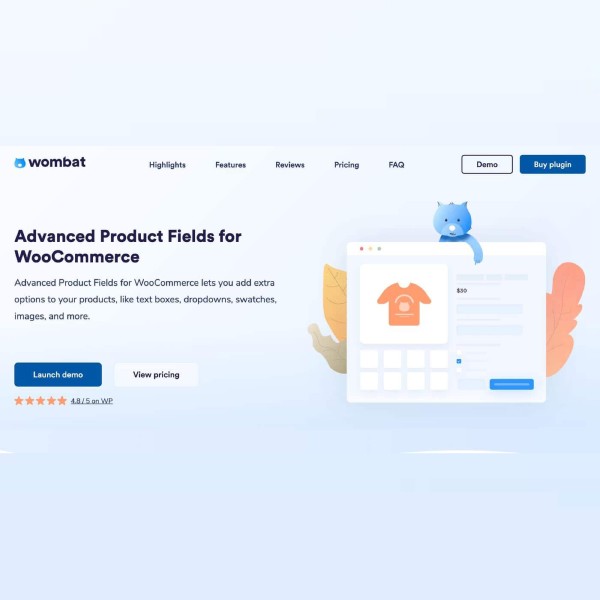 advance product fields for woocommerce