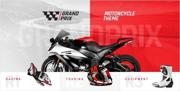 GrandPrix Motorcycle WordPress Theme