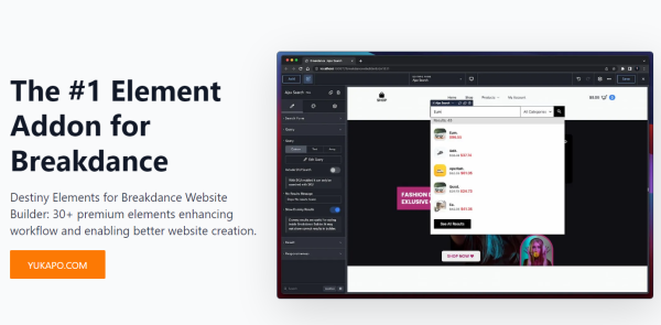 destiny elements addon for breakdance