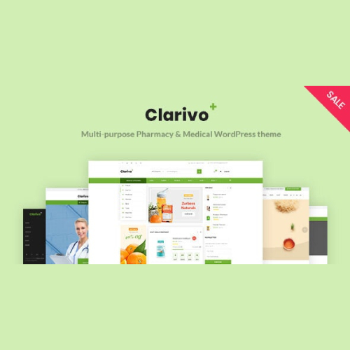 Clarivo – Pharmacy and Medical WordPress theme