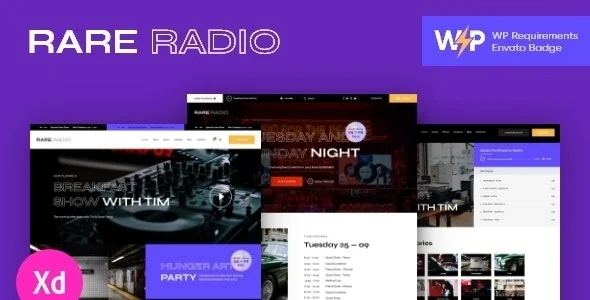 Rare Radio WordPress Theme