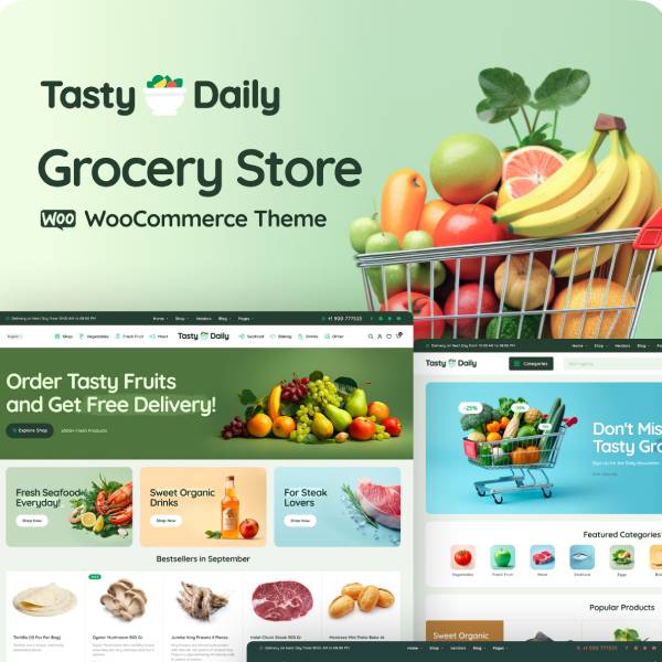 Tasty Daily - Grocery Store & Food WooCommerce Theme