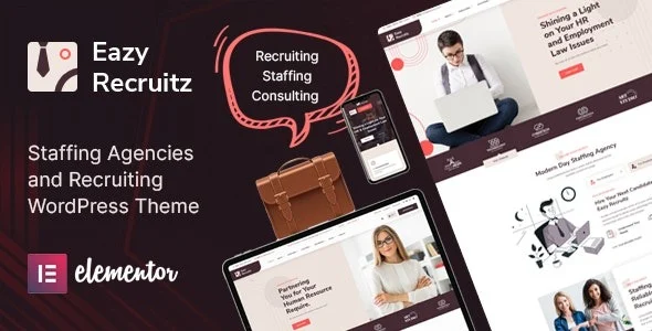 Eazy Recruitz Staffing Agencies WordPress Theme