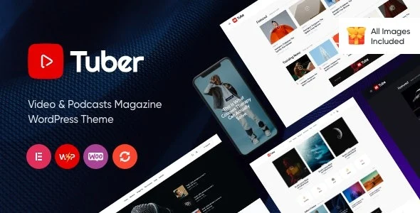 Tuber Video Blog Podcast WordPress Theme Nulled
