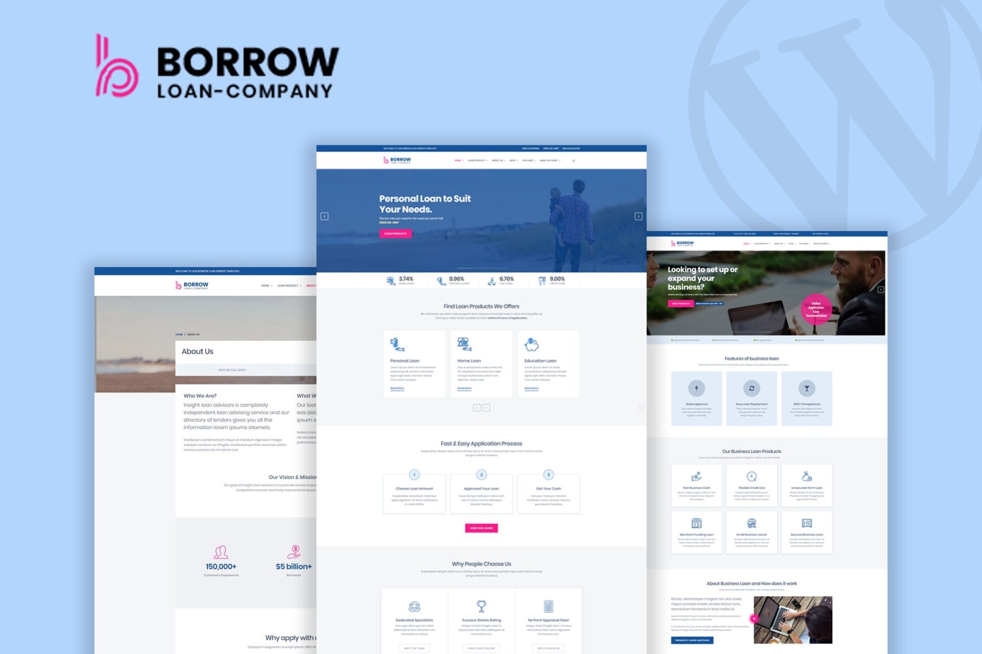 borrow loan company responsive wordpress theme scaled