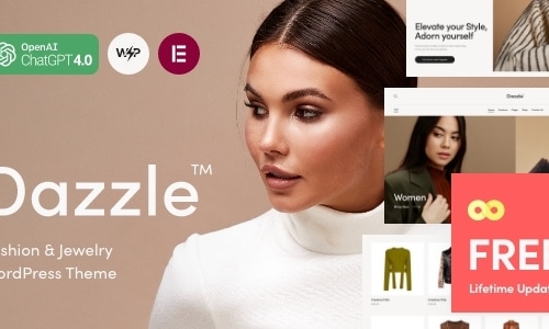 Dazzle - Fashion & Jewelry WordPress Theme