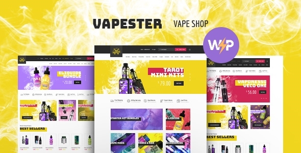 vapester creative vape shop woocommerce theme