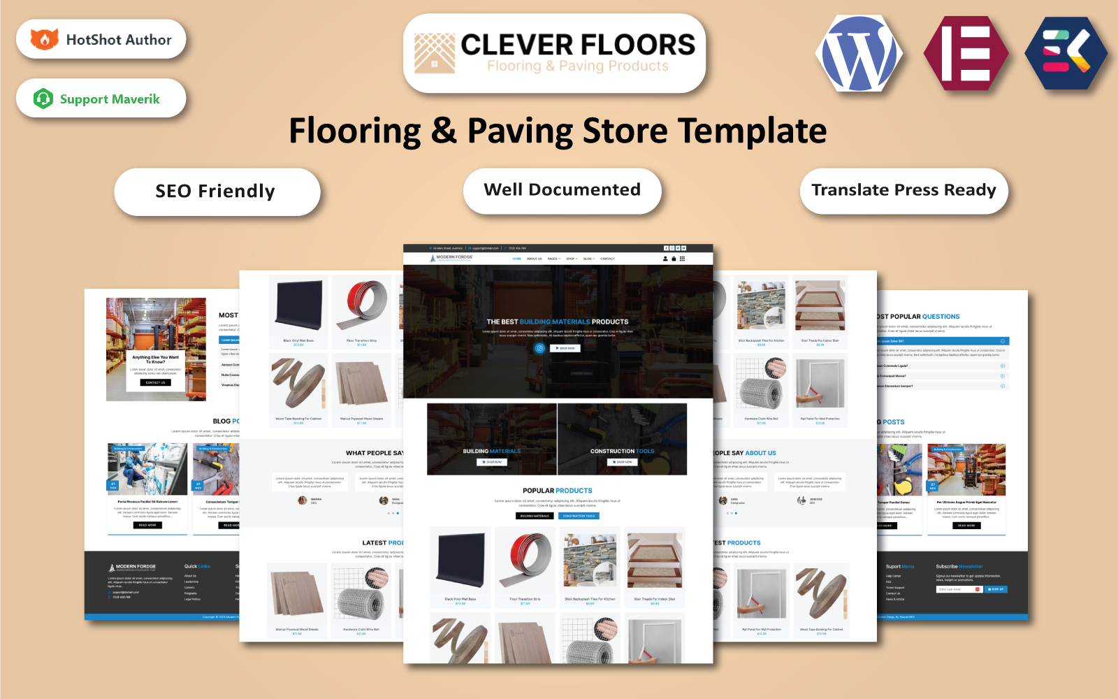clever floors flooring amp paving products store woocommerce elementor template 379867 original