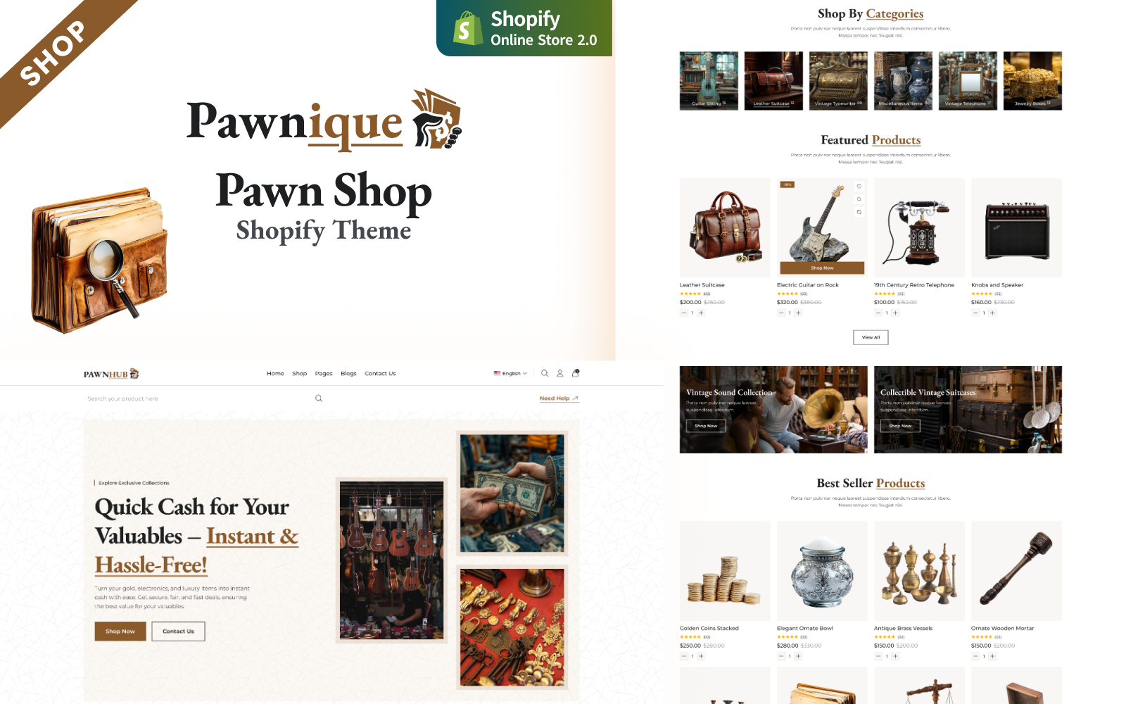 pawnique antique store amp vintage gallery shopify theme 517446 original