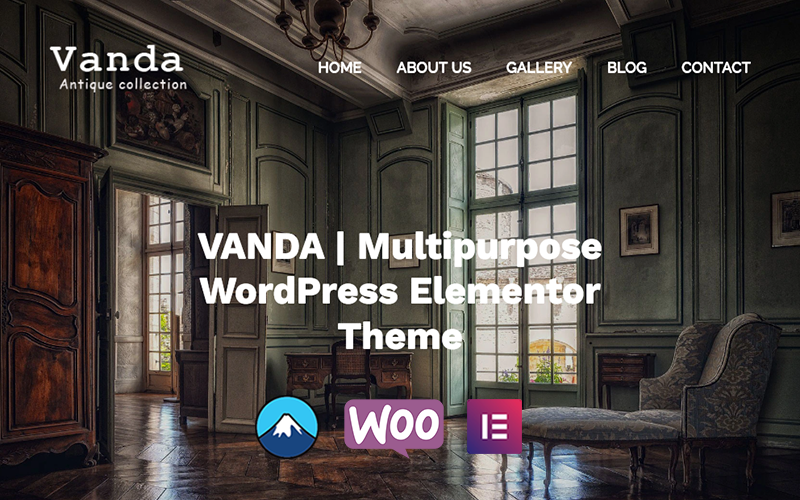 vanda antique and vintage collection multipurpose wordpress elementor theme 494595 original