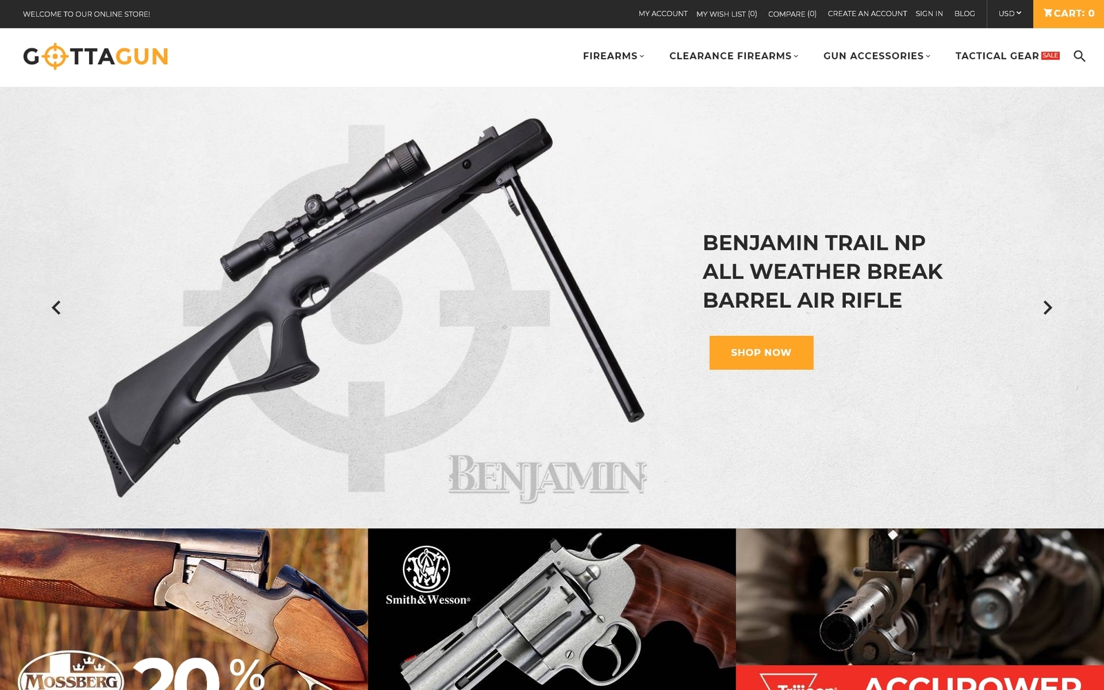 gottagun gun shop magento theme 62286 0 original