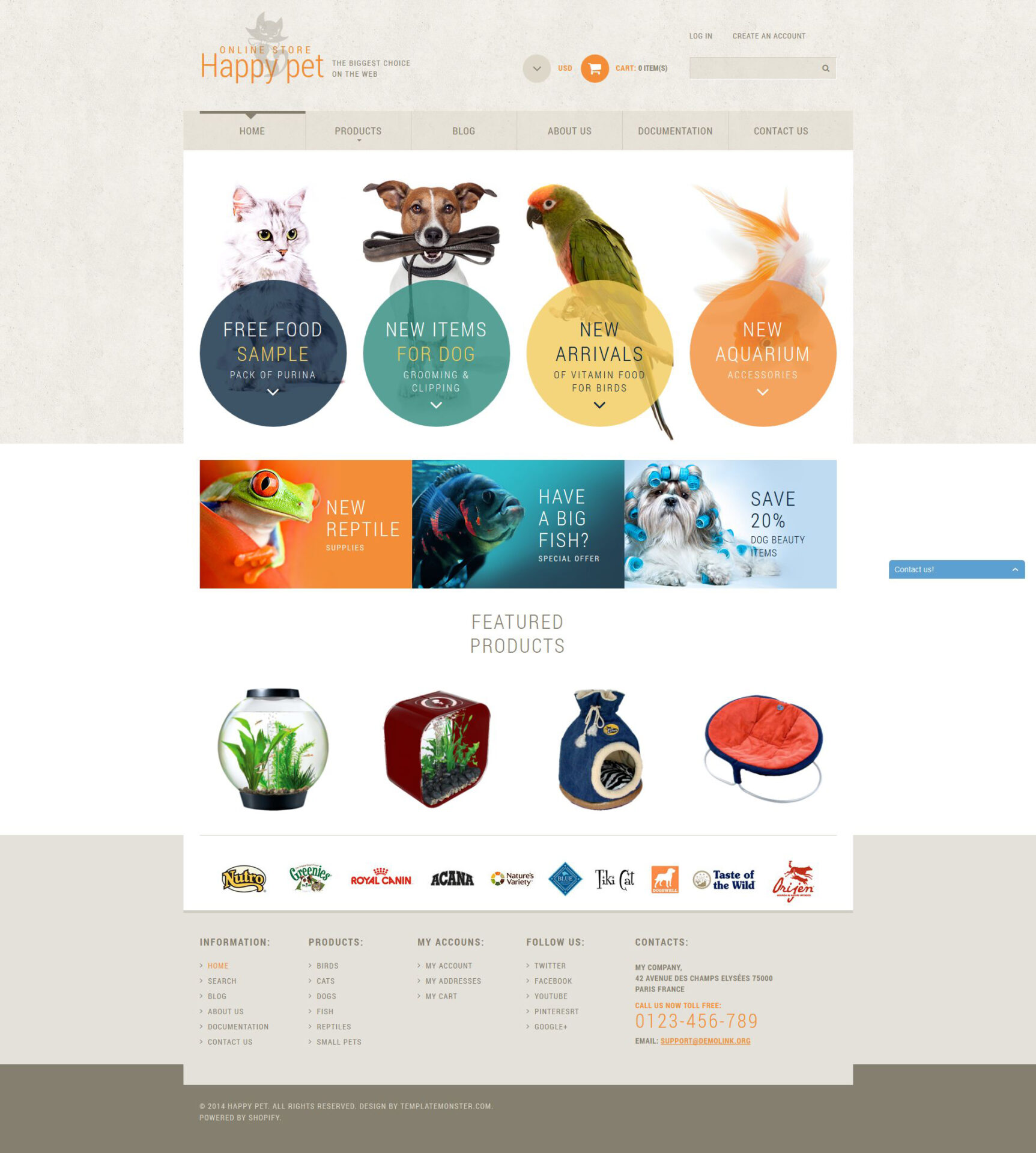 Animals Pets Shopify Theme