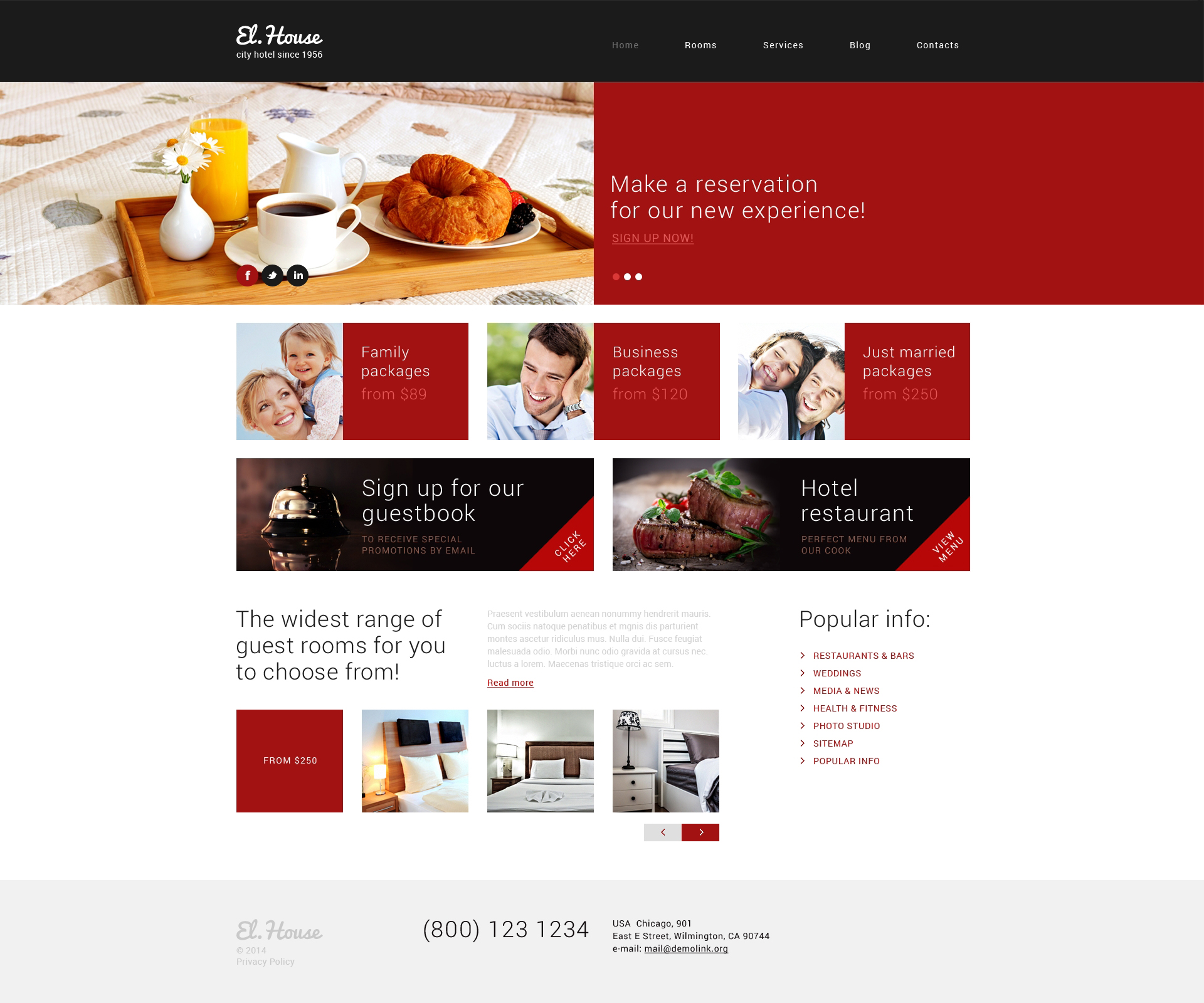 Dream Escape Inn WordPress Theme