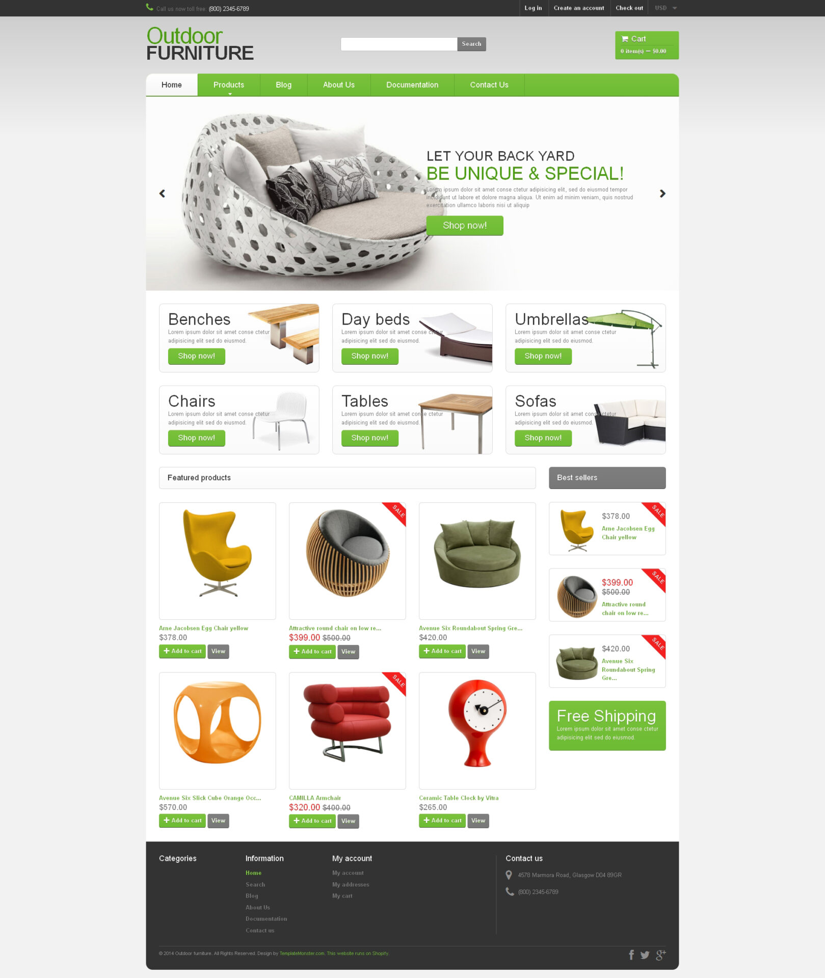Furniture Responsive Shopify Theme