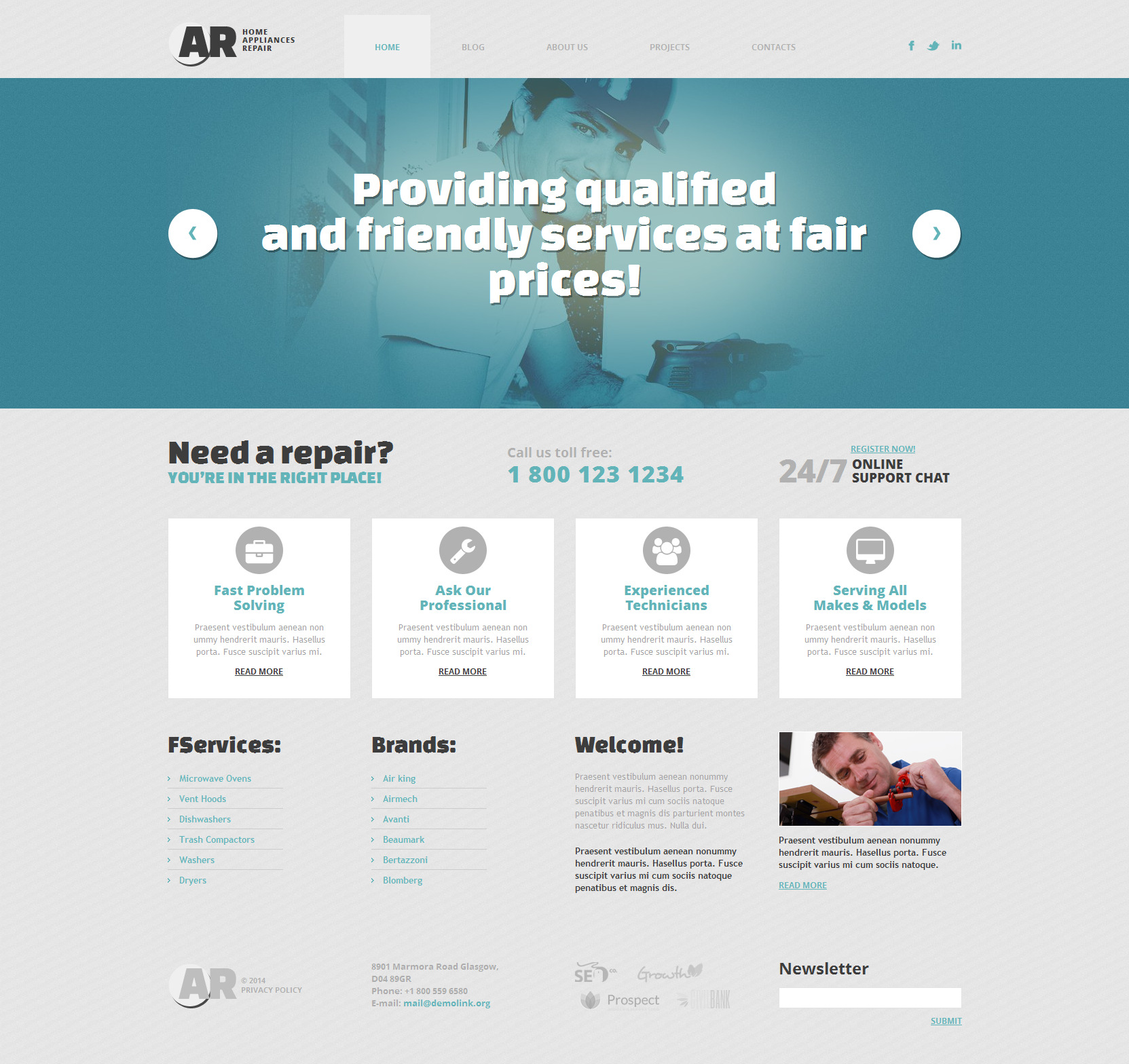 Home Repairs Responsive WordPress Theme