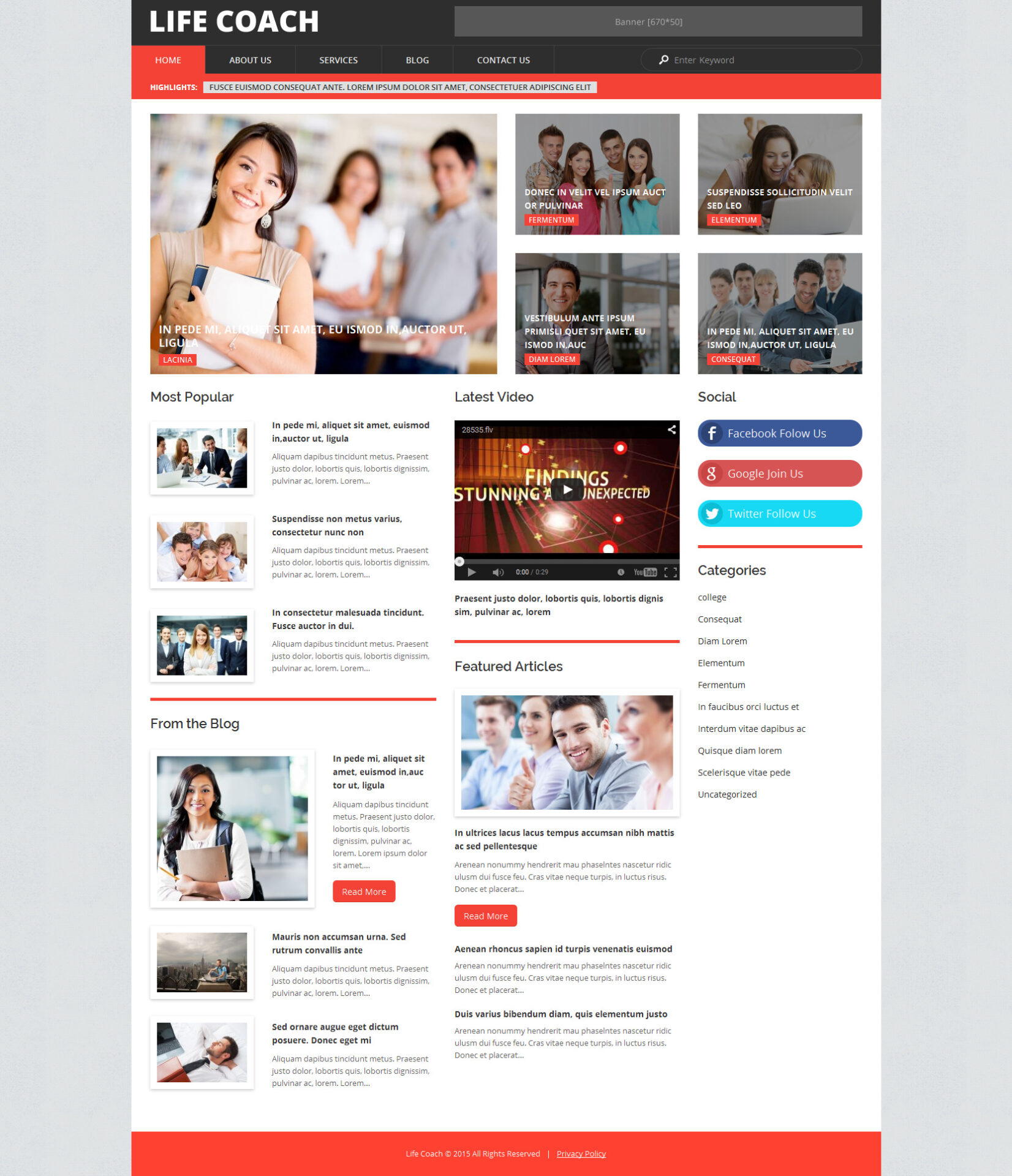 Life Coach WordPress Theme