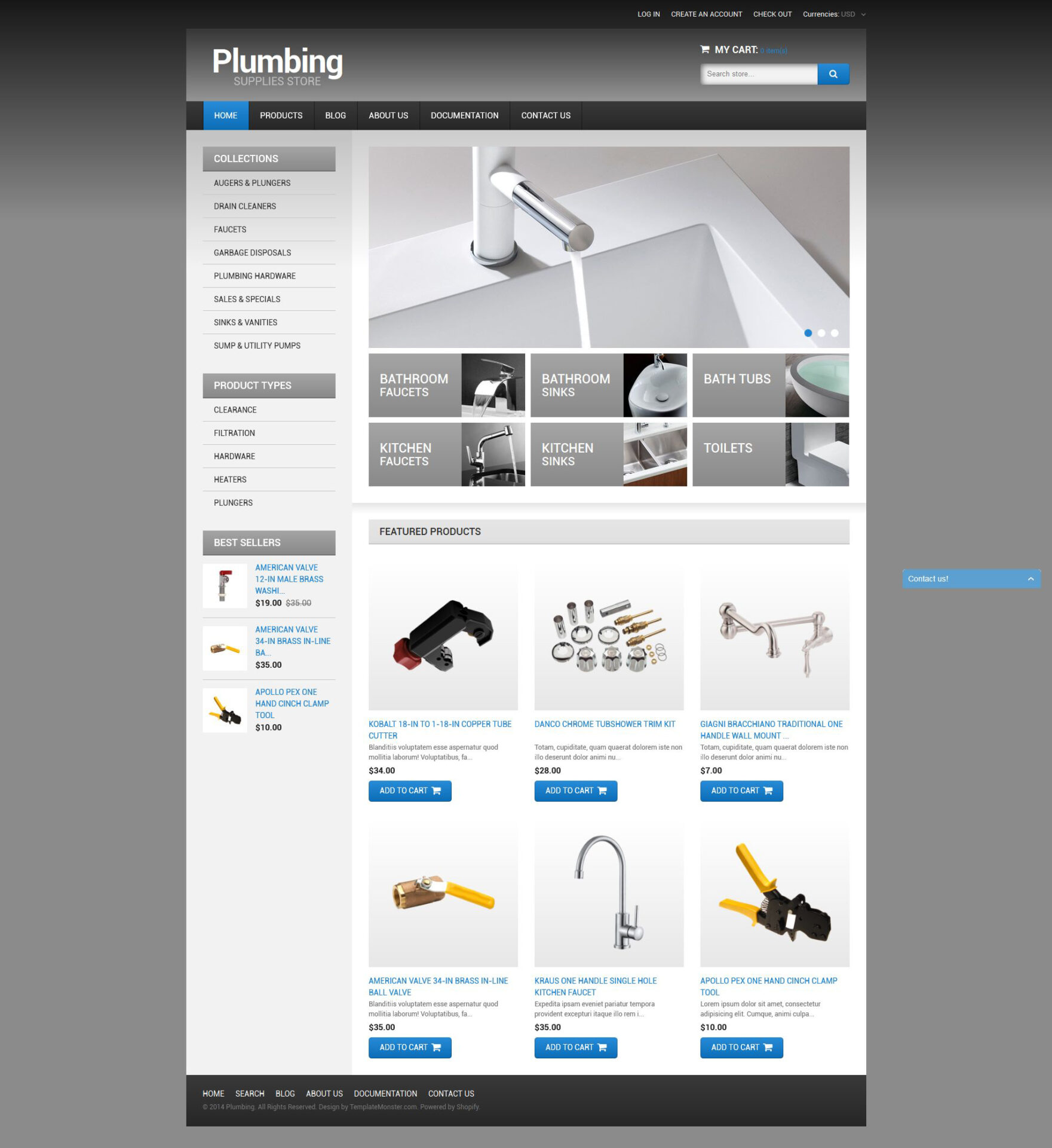 Plumbing Shopify Theme