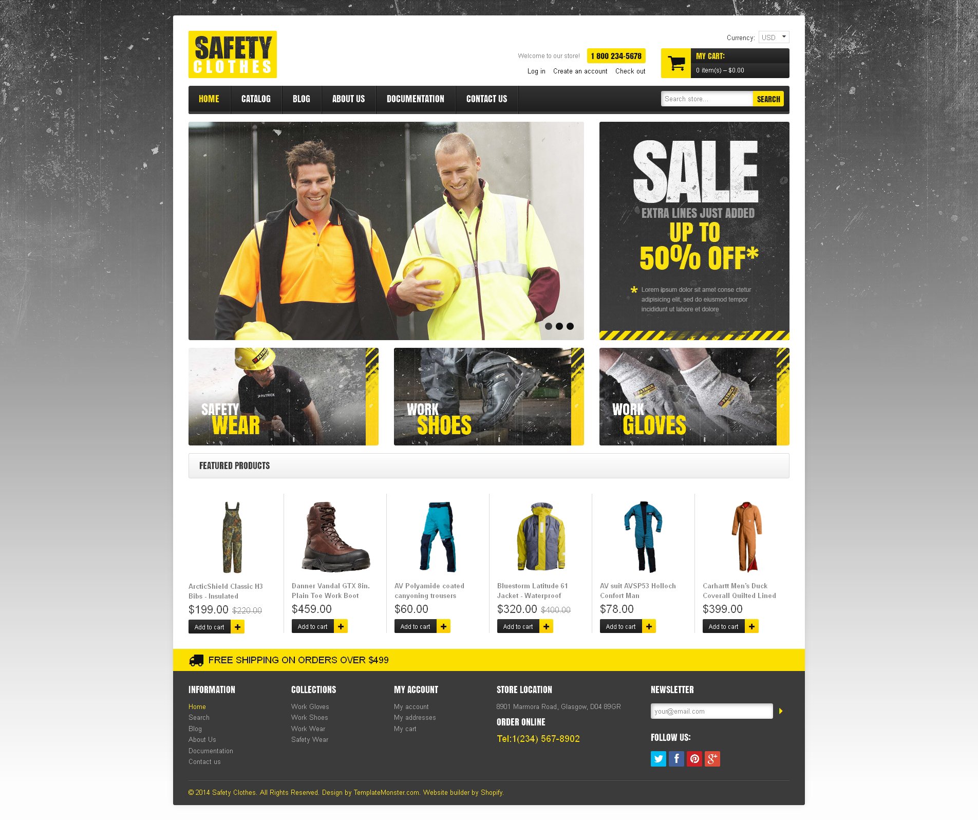 Security Responsive Shopify Theme