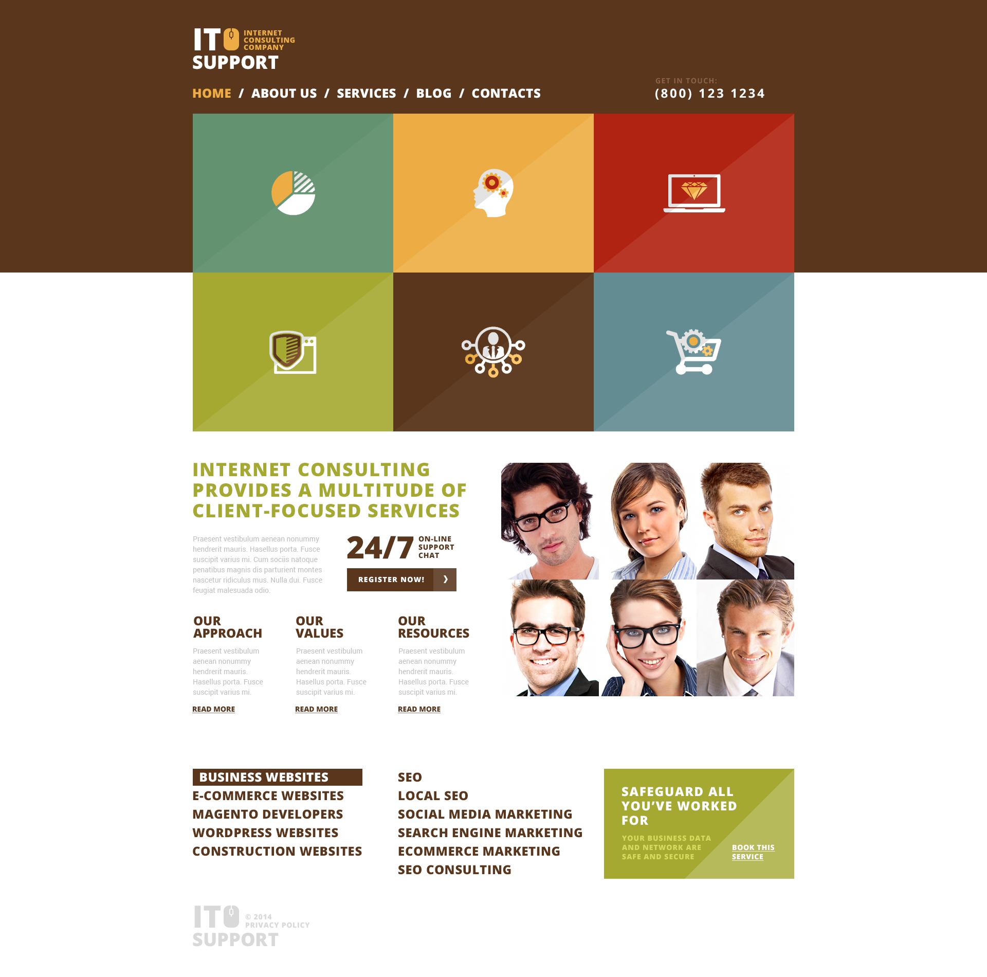 Trustworthy IT Company WordPress Theme