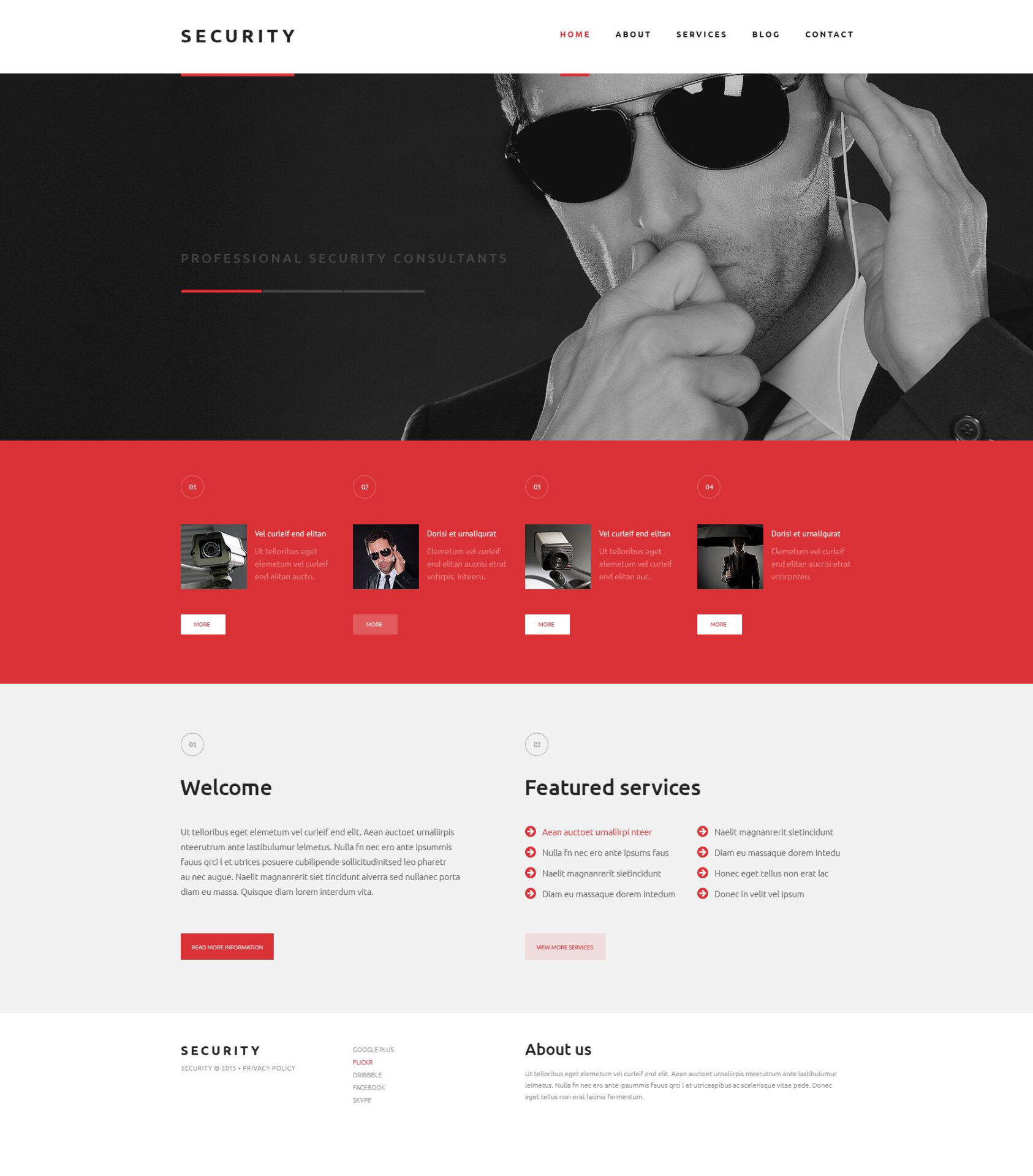 Security WordPress Theme