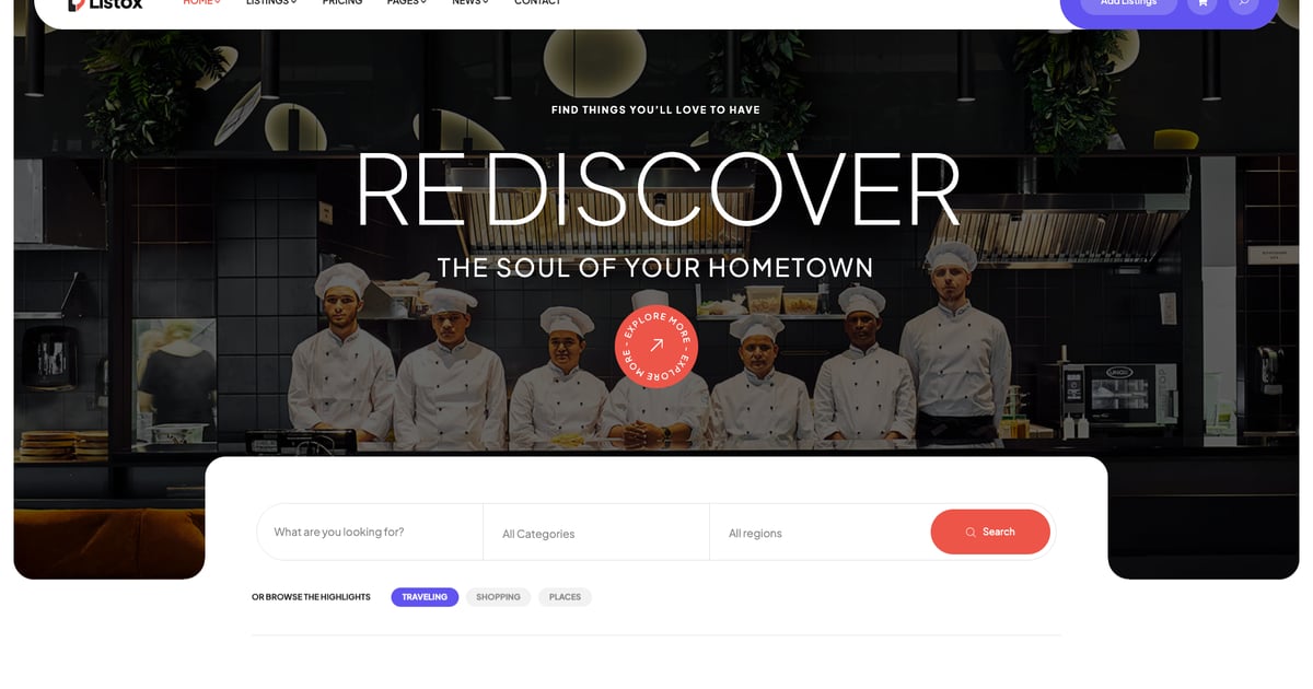 Listox - Directory Listing WordPress Theme