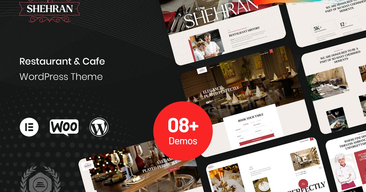 Shehran - Restaurant WordPress Theme