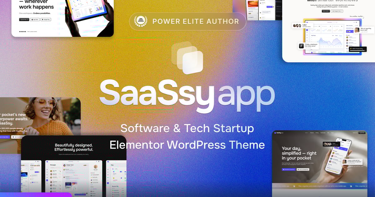 SaaSsy App - Software, SaaS & Tech Startup Theme