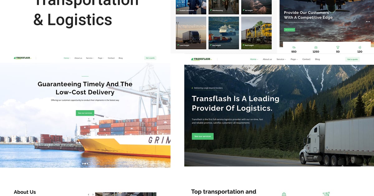 Transportation and Logistics Theme - Transflash