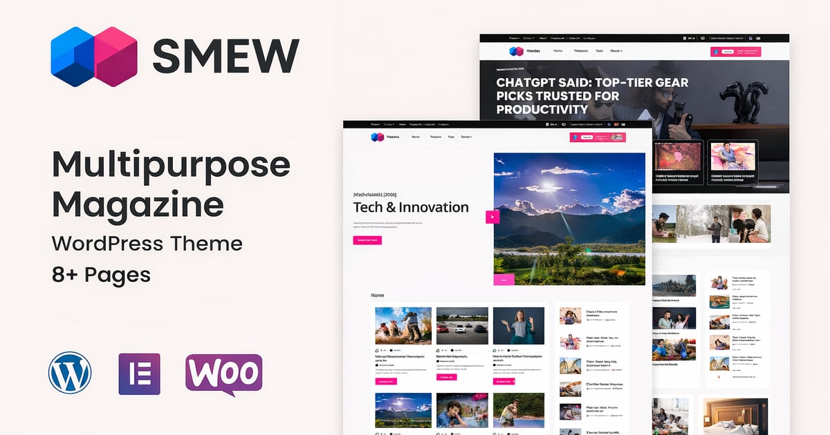 Multipurpose Magazine Wordpress Theme
